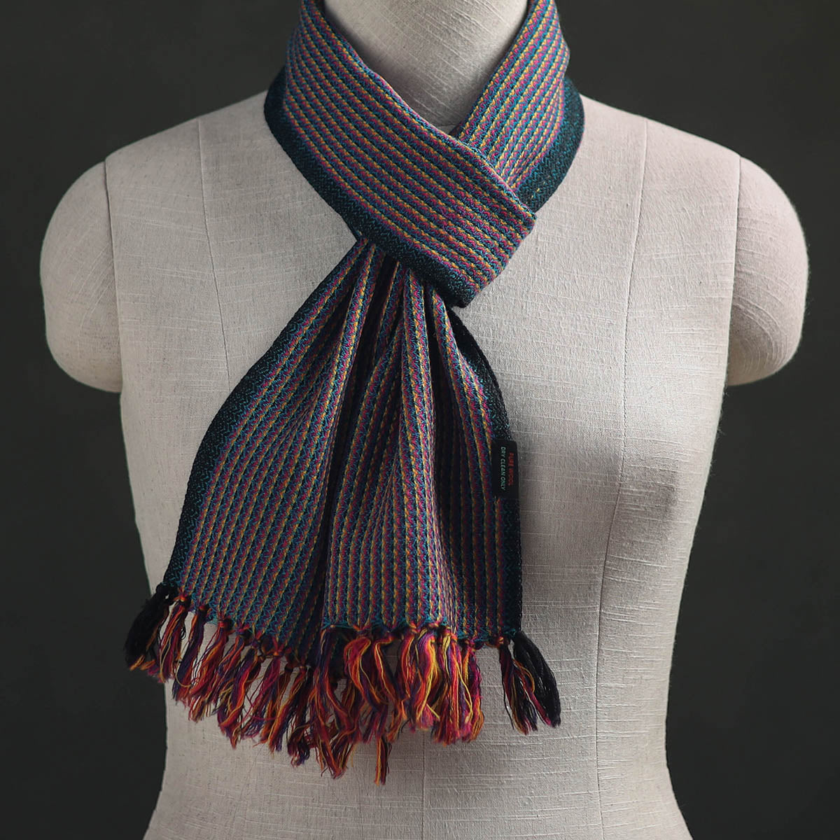 Kumaun Handwoven Pure Merino Wool Scarf 234
