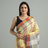 Multicolor - Birbhum Pure Handloom Gamchha Pure Cotton Saree 40