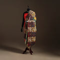 Bengal Hand Embroidery Patchwork Reversible Silk Kantha Dupatta 49