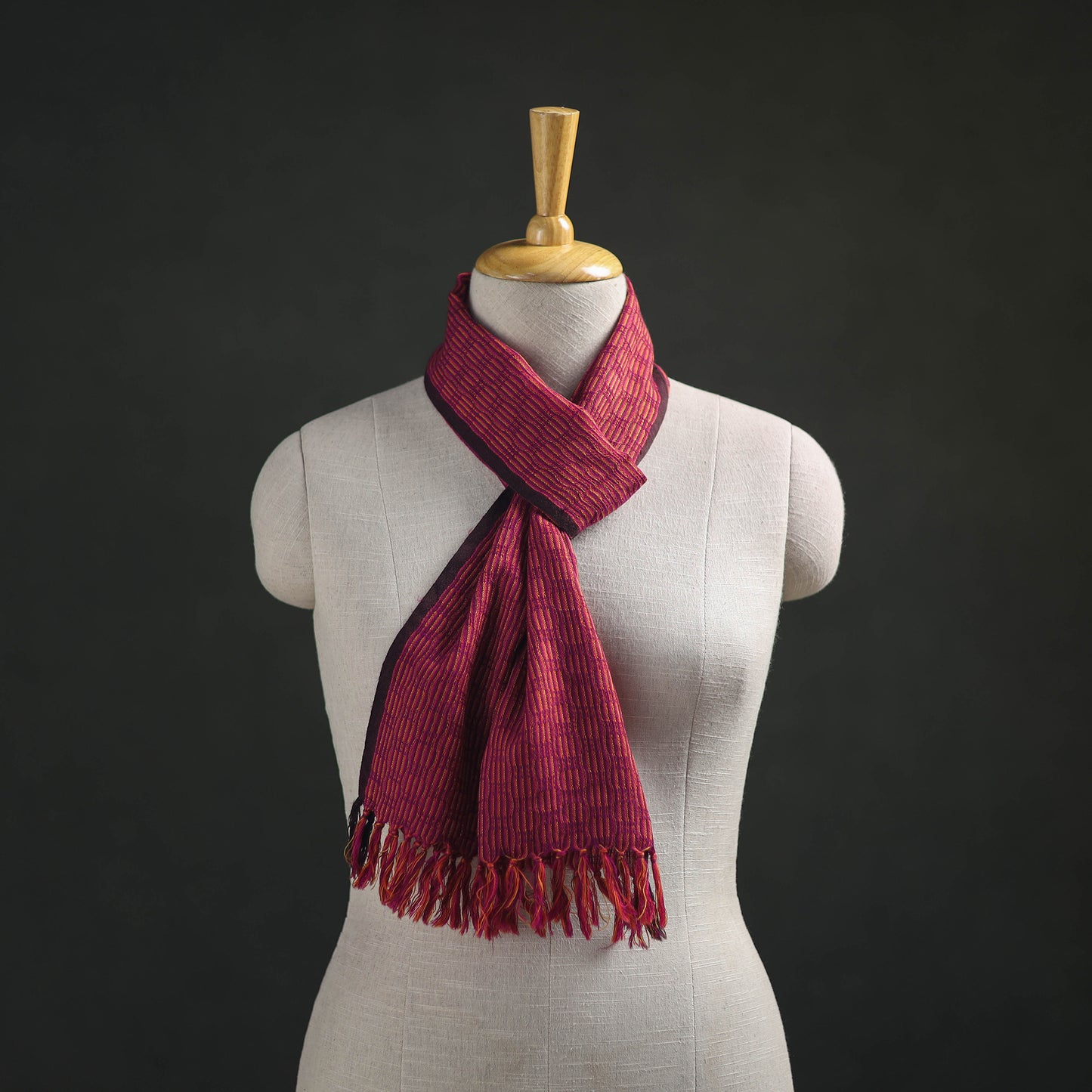 Kumaun Handwoven Pure Merino Wool Scarf 235