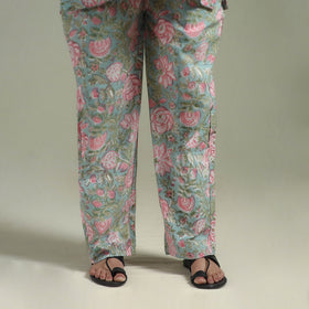 Sanganeri Floral Printed Cotton Night Suit for Women 13