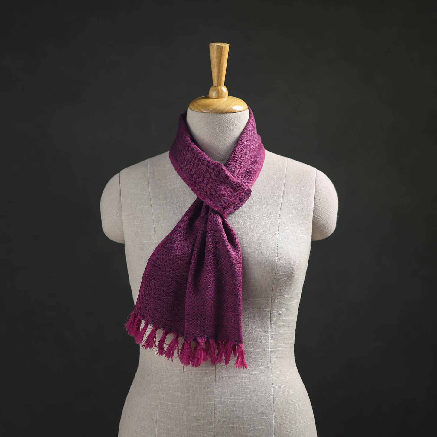 Kumaun Handwoven Pure Merino Wool Scarf 236