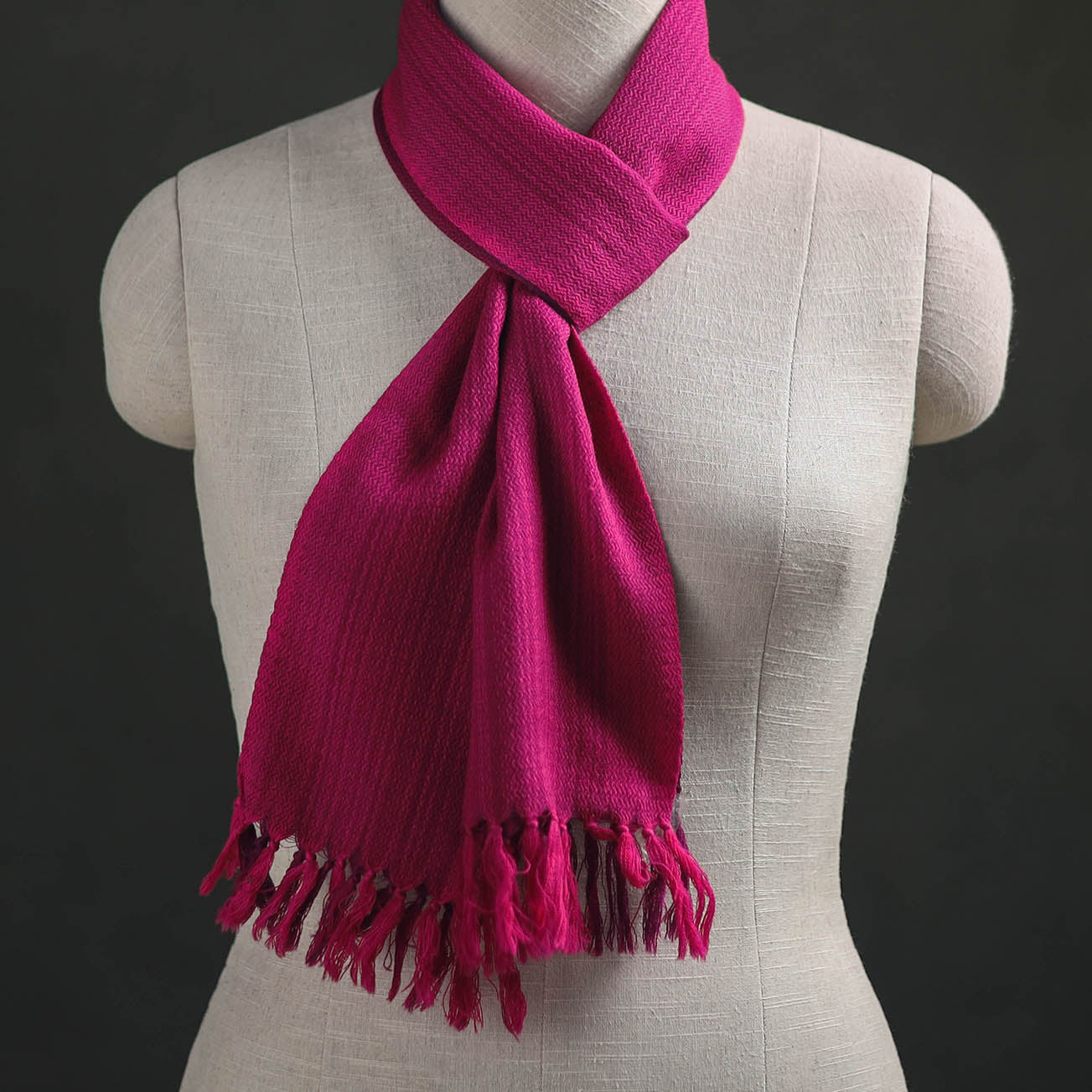 Kumaun Handwoven Pure Merino Wool Scarf 237