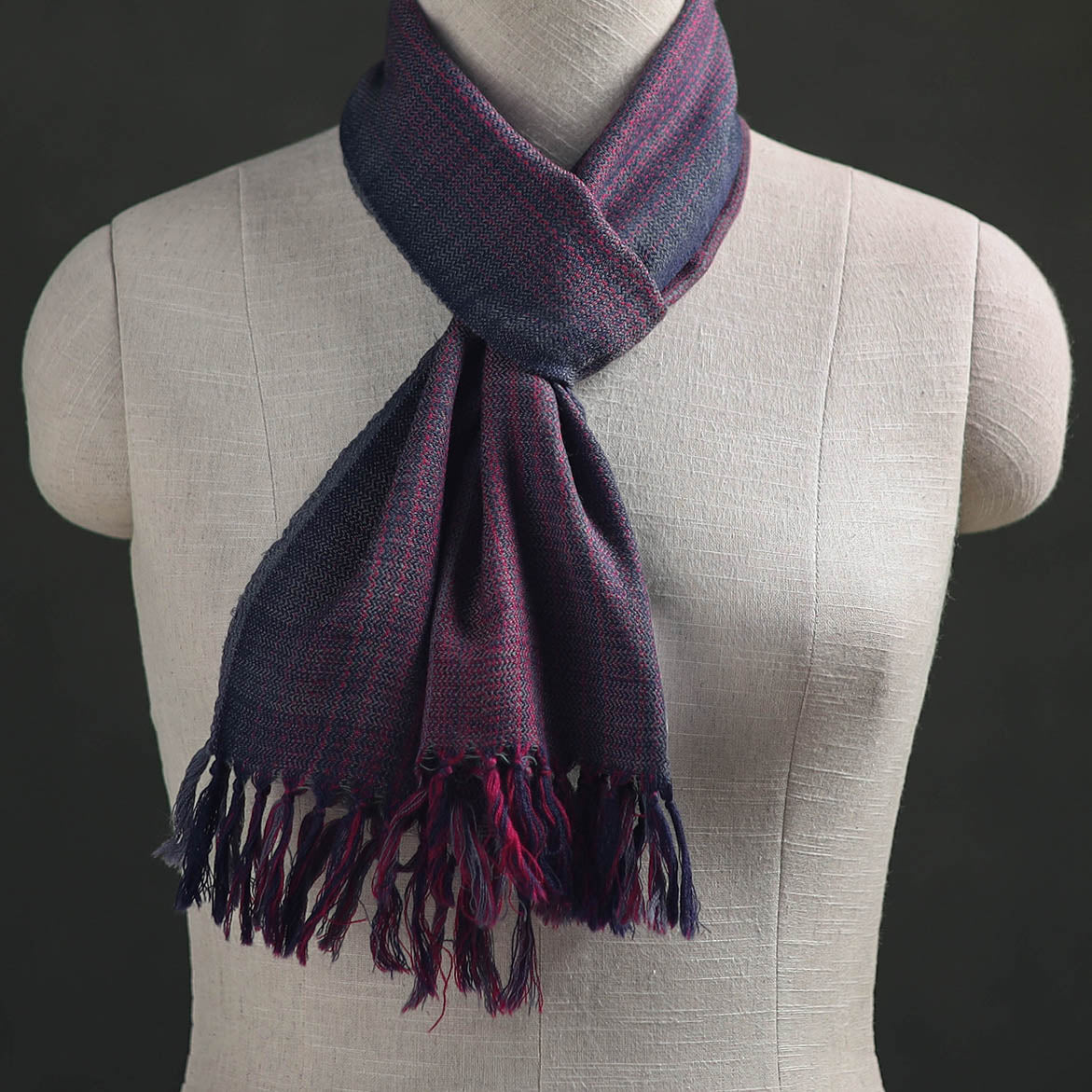 Kumaun Handwoven Pure Merino Wool Scarf 238