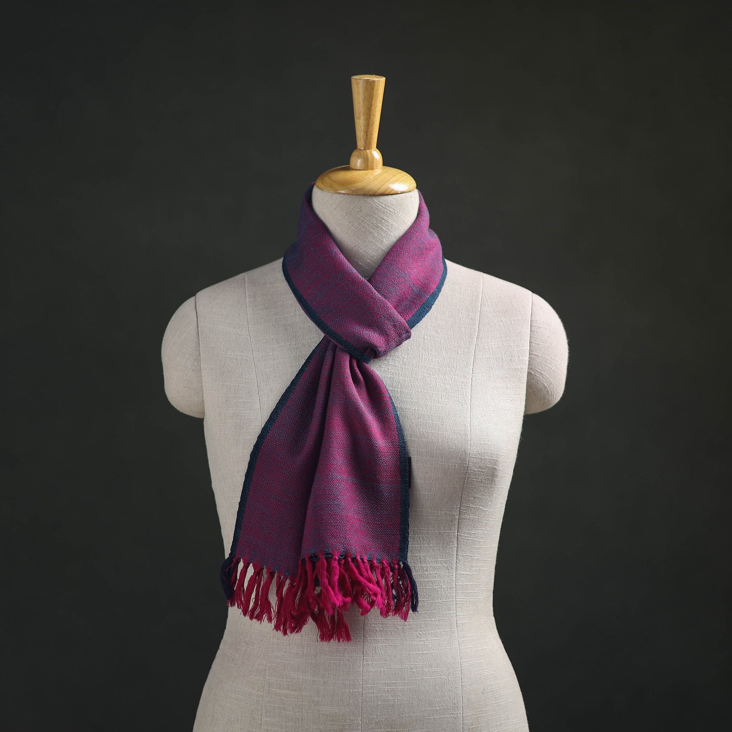 Kumaun Handwoven Pure Merino Wool Scarf 239