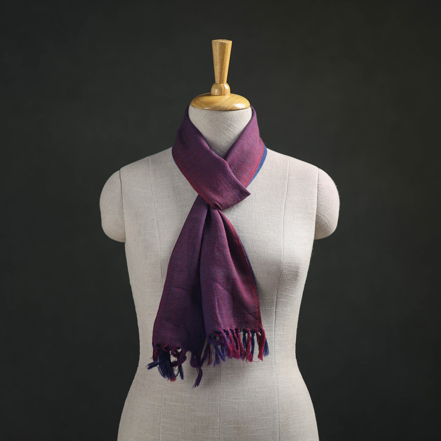 Kumaun Handwoven Pure Merino Wool Scarf 242