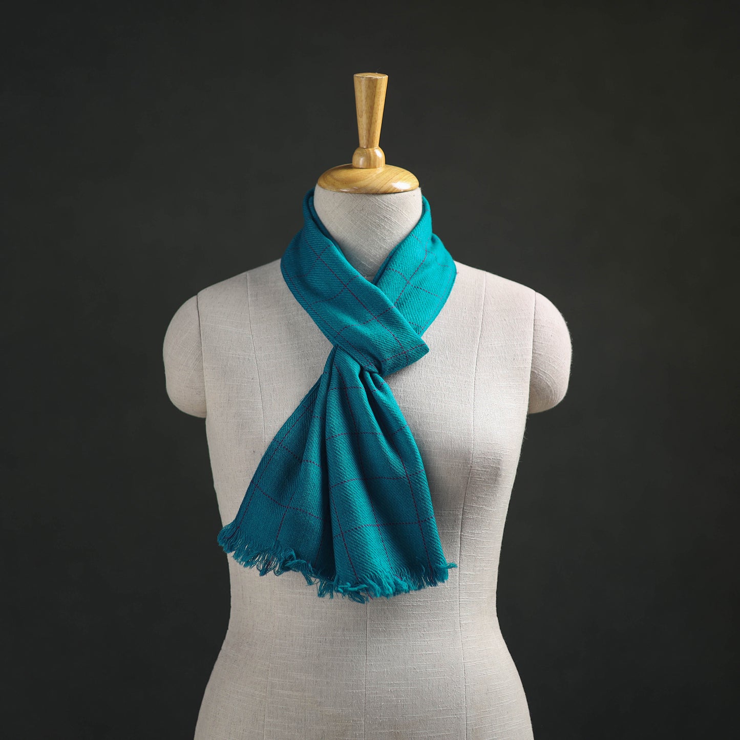 Kumaun Handwoven Pure Merino Wool Scarf 243