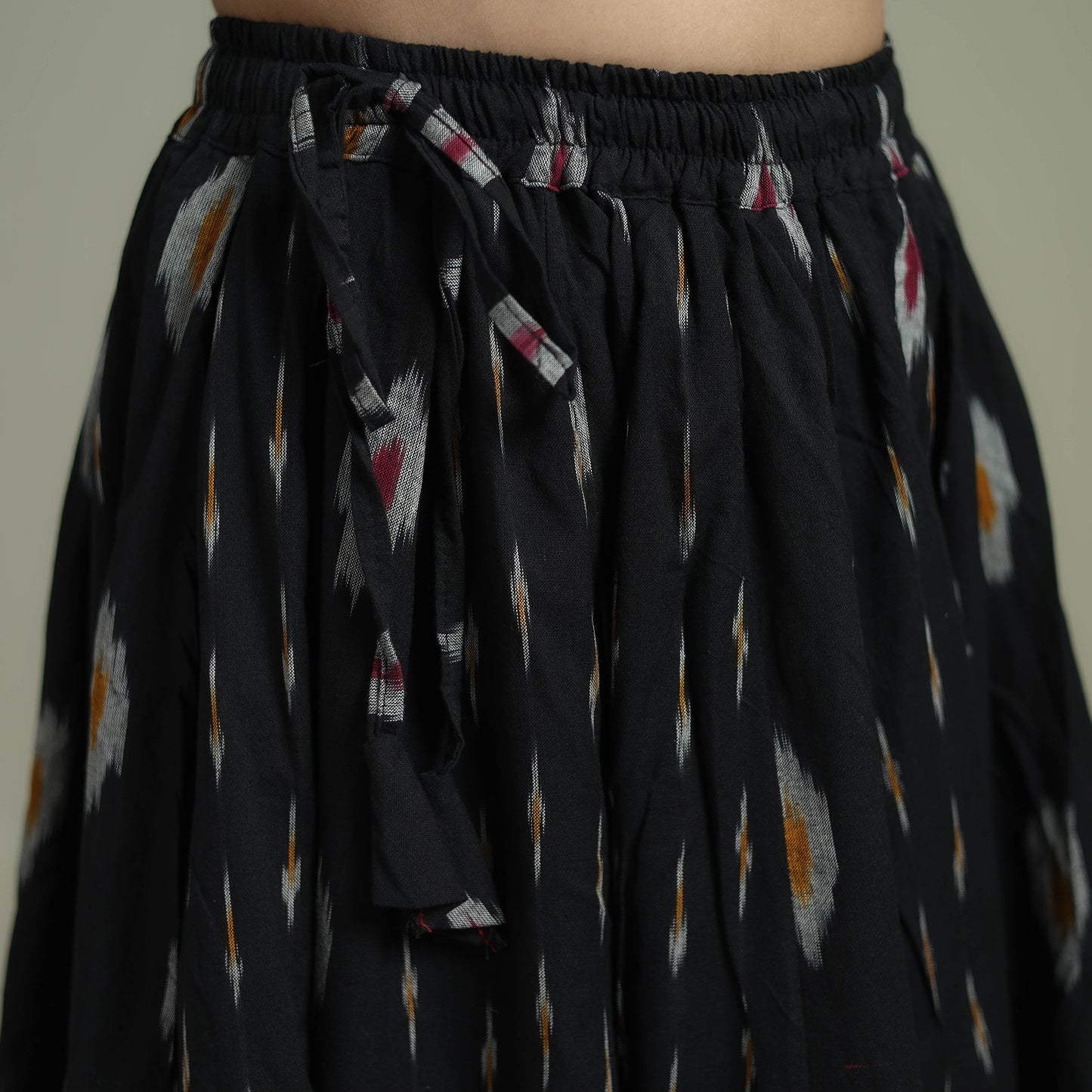 Pochampally Ikat 24 Kali Cotton Long Skirt 03