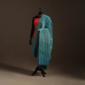 Multicolor - Bengal Hand Embroidery Patchwork Reversible Silk Kantha Dupatta 52