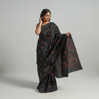 Bengal Nakshi Kantha Embroidery Silk Saree 43