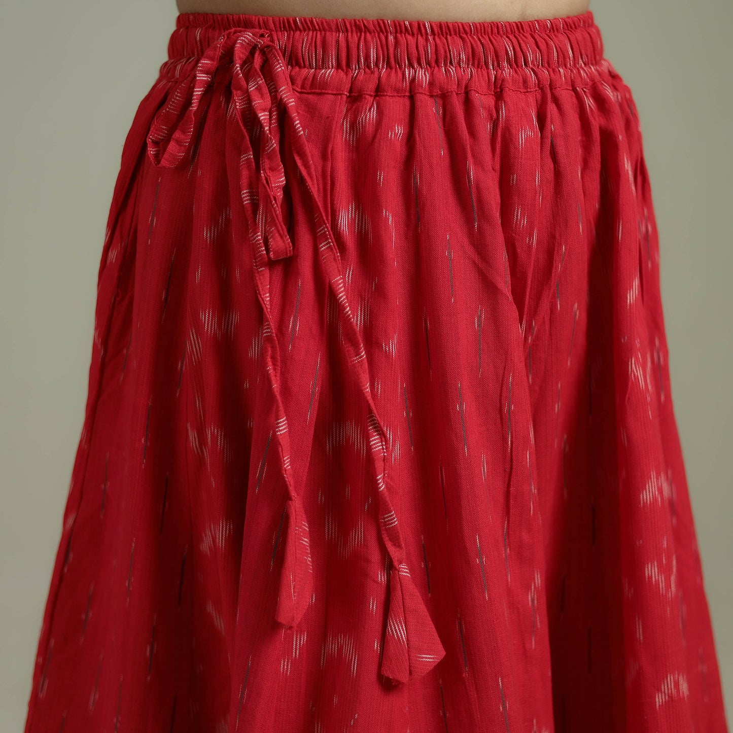 Pochampally Ikat 24 Kali Cotton Long Skirt 05