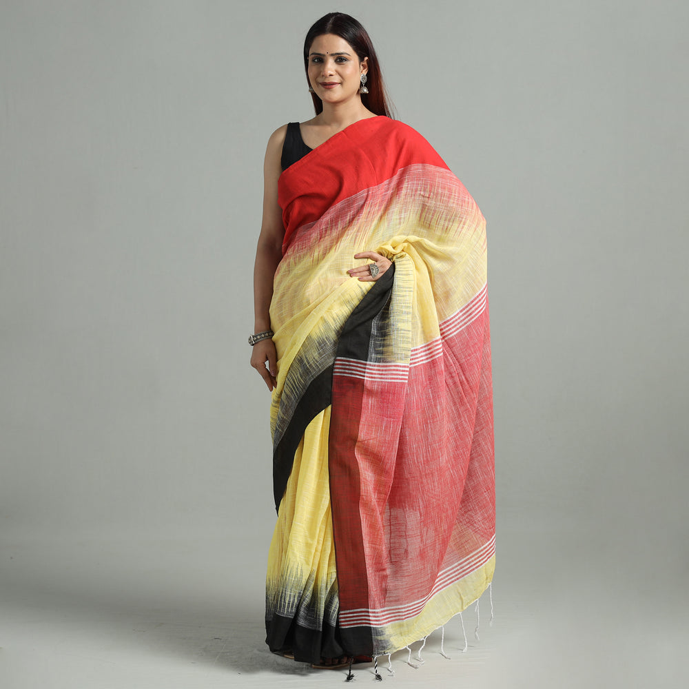 Pink - Phulia Bengal Handloom Fine Cotton Saree 44