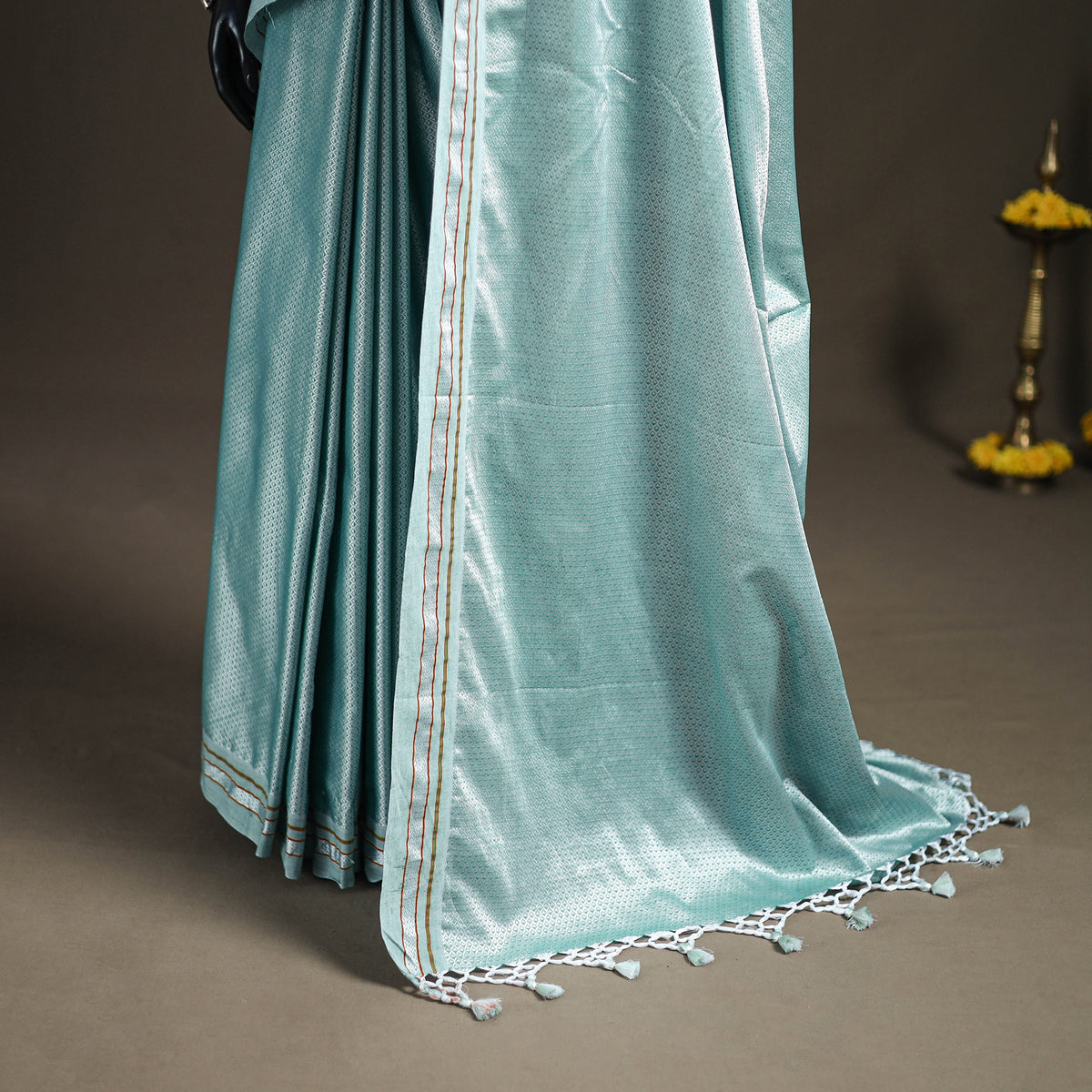 Mercerised Cotton Silk Khun Saree with Blouse Piece 01