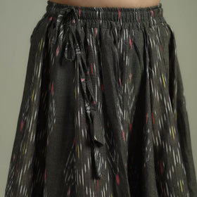 Pochampally Ikat 24 Kali Cotton Long Skirt 06