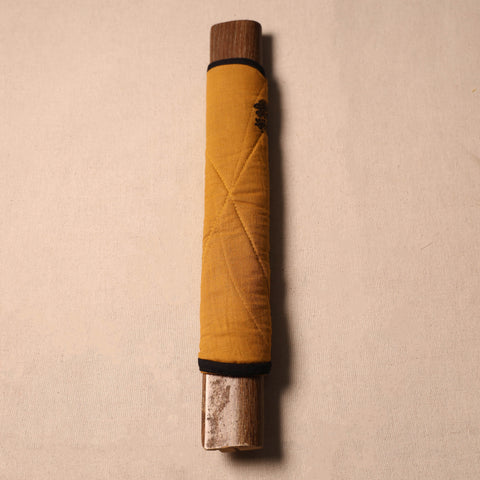 Buy Handmade Cotton Yellow Fridge Handle Cover 17