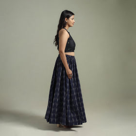 Pochampally Ikat 24 Kali Cotton Long Skirt 07