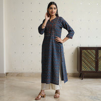 ajrakh cotton kurta