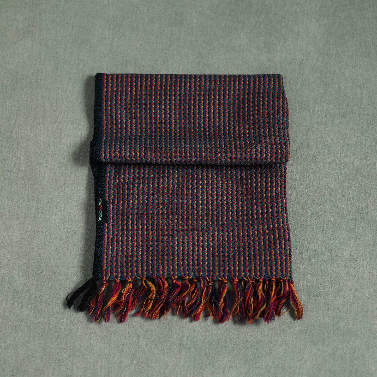 Kumaun Handwoven Pure Merino Wool Scarf 234