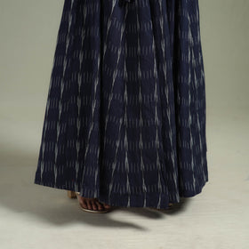 Pochampally Ikat 24 Kali Cotton Long Skirt 07