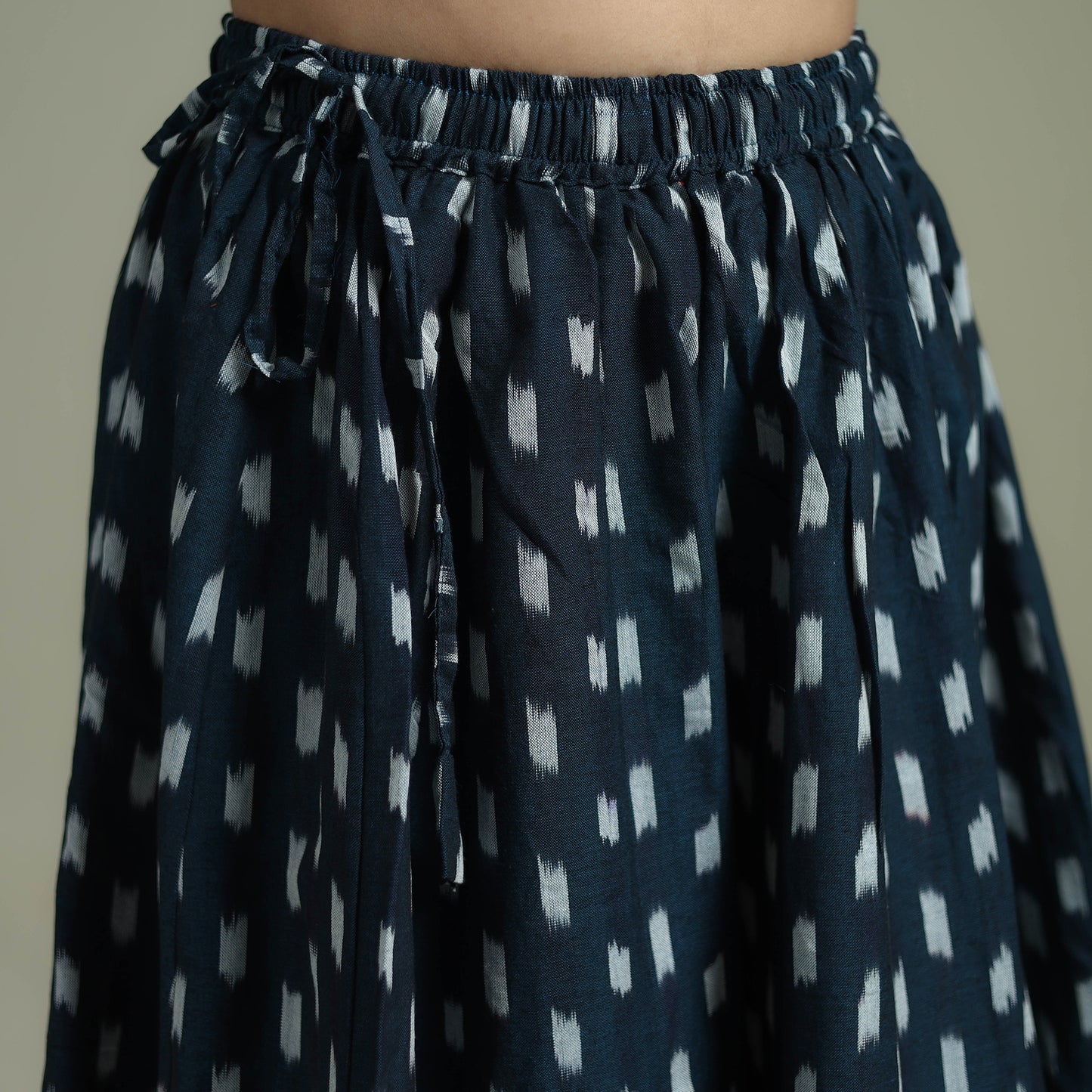 Pochampally Ikat 24 Kali Cotton Long Skirt 08