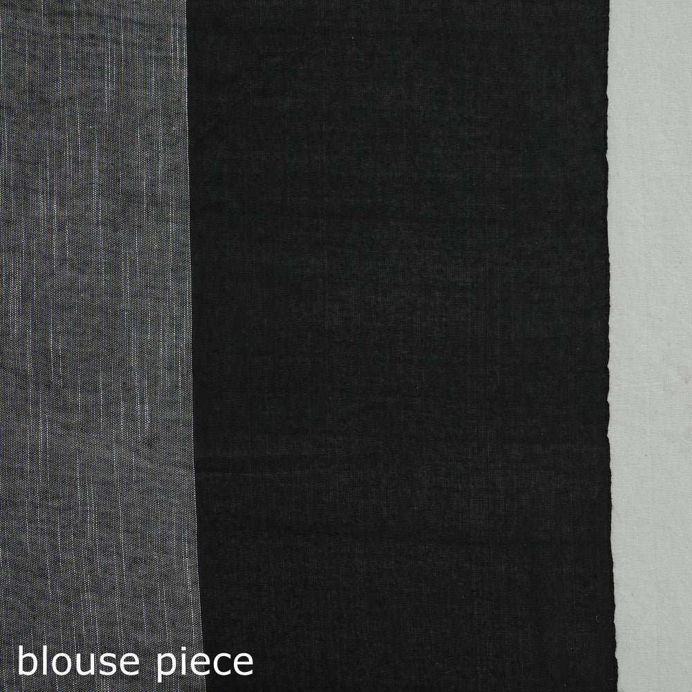 Black - Phulia Bengal Handloom Fine Cotton Saree 45