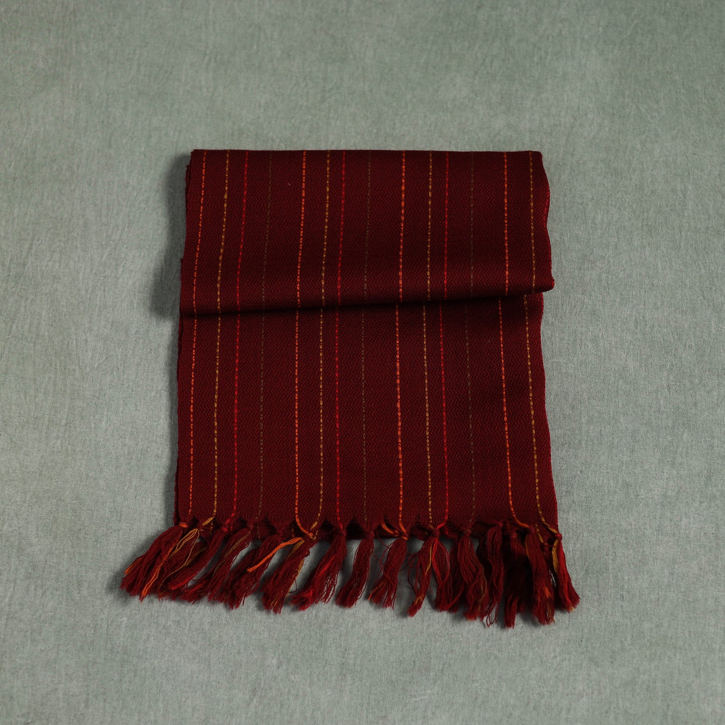 Kumaun Handwoven Pure Merino Wool Scarf 224