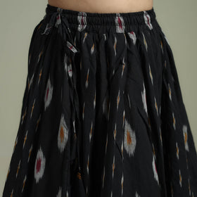 Pochampally Ikat 24 Kali Cotton Long Skirt 10