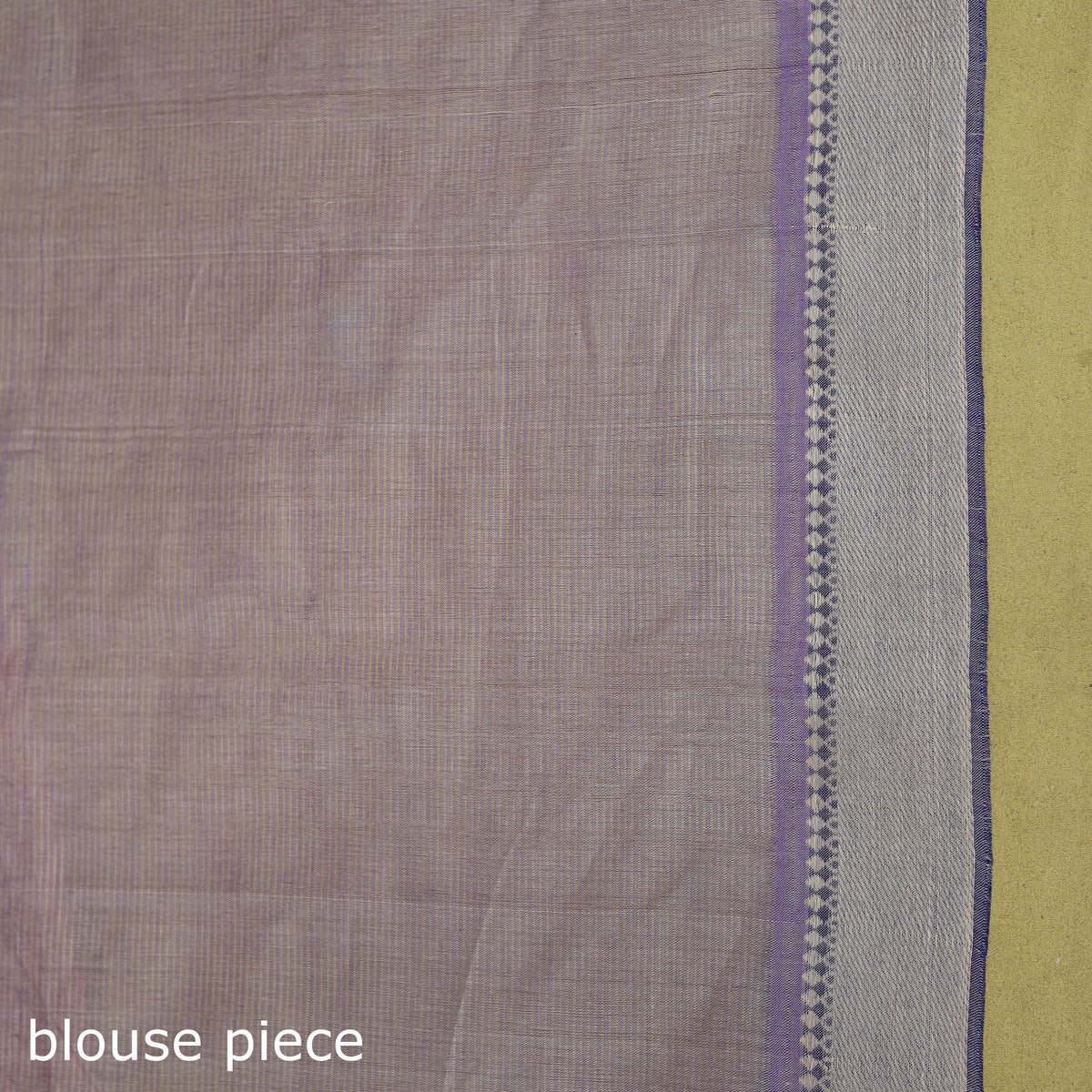 Purple - Handloom Cotton Thread Border Mangalagiri Saree 17
