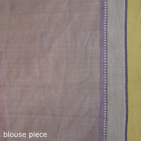 Purple - Handloom Cotton Thread Border Mangalagiri Saree 17