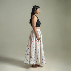 Pochampally Ikat 24 Kali Cotton Long Skirt 11