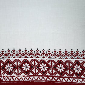 Bengal Kantha Hand Embroidered Cotton Blouse Piece 15