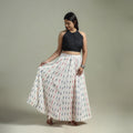 Pochampally Ikat 24 Kali Cotton Long Skirt 11