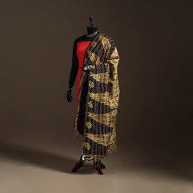 Multicolor - Bengal Hand Embroidery Patchwork Reversible Silk Kantha Dupatta 59