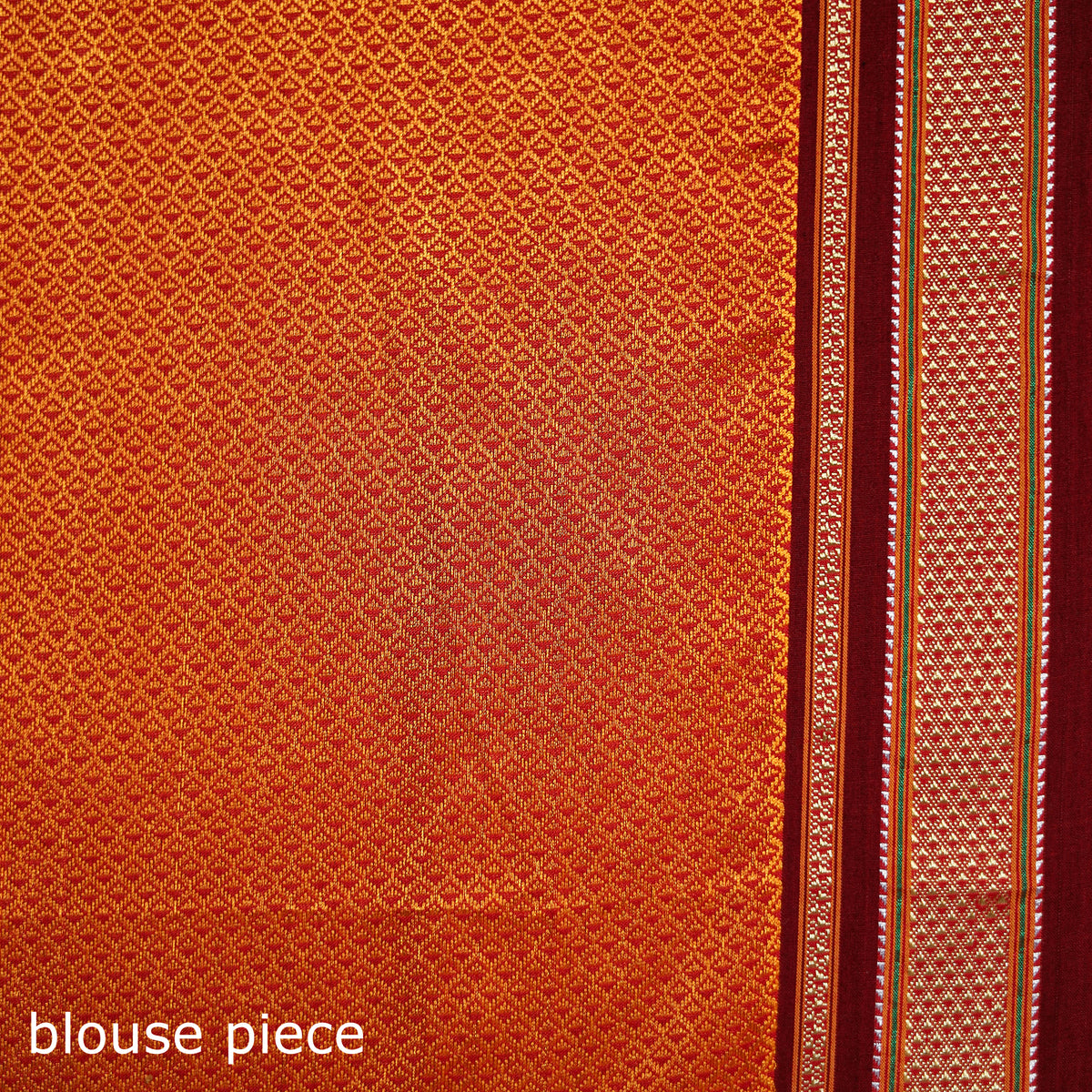 Mercerised Cotton Silk Khun Saree with Blouse Piece 06