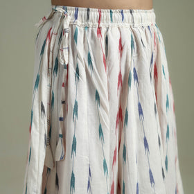 Pochampally Ikat 24 Kali Cotton Long Skirt 11