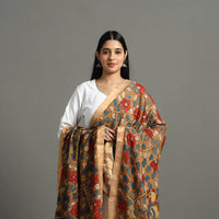 Chanderi Silk Srikalahasti Pen Kalamkari Dupatta 48