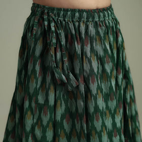 Pochampally Ikat 24 Kali Cotton Long Skirt 12