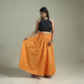 Pochampally Ikat 24 Kali Cotton Long Skirt 13