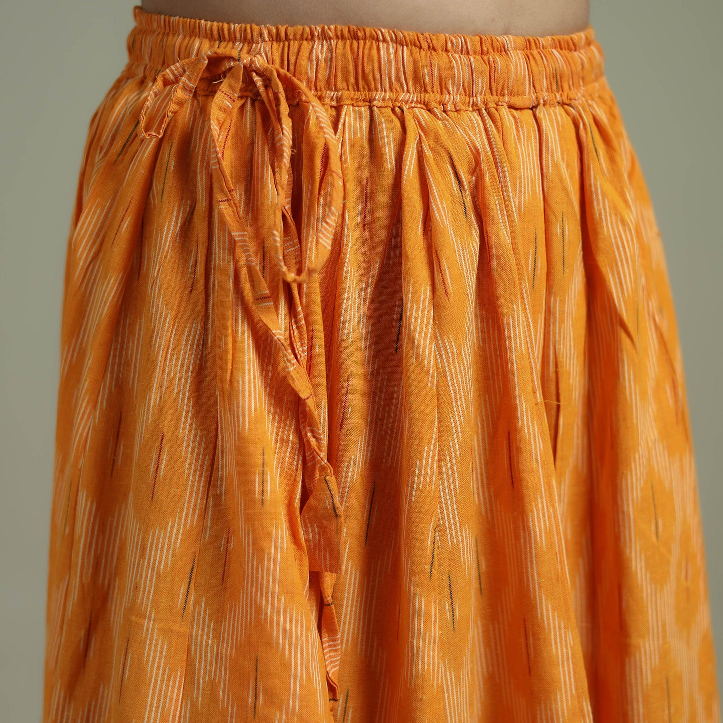 Pochampally Ikat 24 Kali Cotton Long Skirt 13