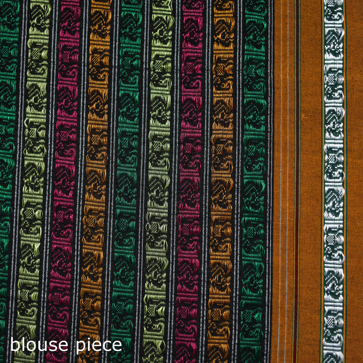 Mercerised Cotton Silk Khun Saree with Blouse Piece 08
