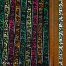 Mercerised Cotton Silk Khun Saree with Blouse Piece 08