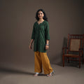 Sequin Work Jacquard Cotton Short Kurta for Women 23