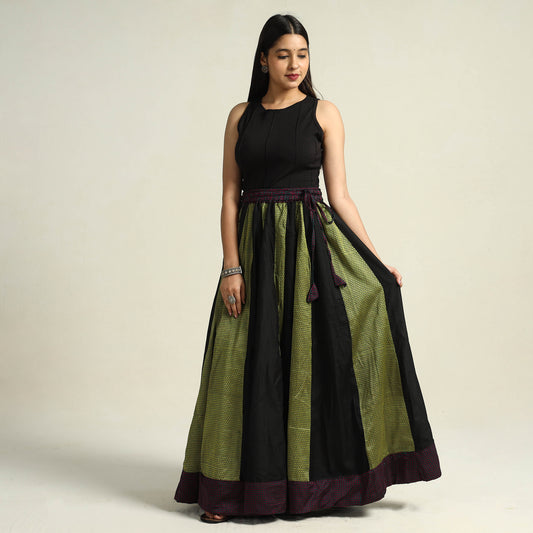 Multicolor - Khun Patchwork 24 Kali Cotton Long Skirt 06