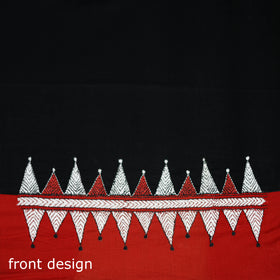 Bengal Kantha Hand Embroidered Cotton Blouse Piece 09