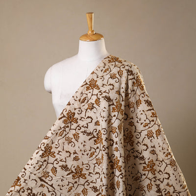 Beige - Kutch Batik Print Cotton Fabric 82