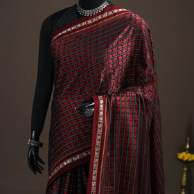 Mercerised Cotton Silk Khun Saree with Blouse Piece 10