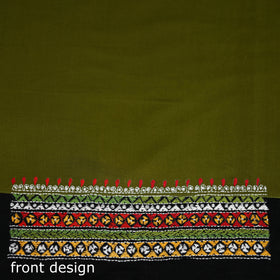 Bengal Kantha Hand Embroidered Cotton Blouse Piece 07