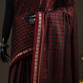 Mercerised Cotton Silk Khun Saree with Blouse Piece 10