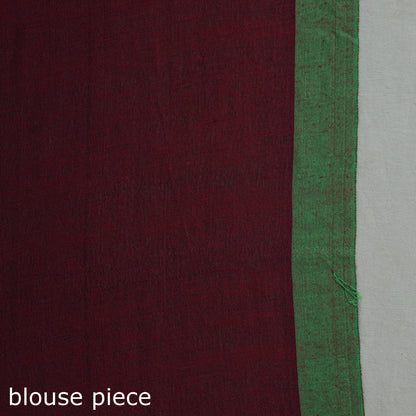 Purple - Phulia Bengal Handloom Mul Cotton Saree 50