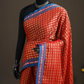 Mercerised Cotton Silk Khun Saree with Blouse Piece 11